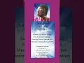 Vida Baptiste aka Vitha James or Mama Funeral Announcement