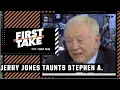 Jerry Jones to Stephen A Deep down inside you re a Cowboys fan First Take