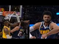 Jamal Murray dunks on LeBron James and flexes to the camera