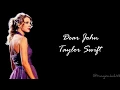 Taylor Swift - Dear John