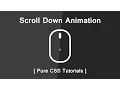 Css Scroll Down Animation - Pure CSS Tutorials
