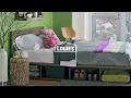 DIY Platform Bed with Storage