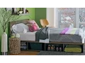 DIY Platform Bed with Storage