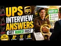 UPS Interview Questions Answers UPS Hiring Assessment Test