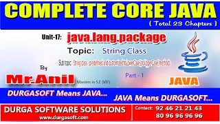 String class - predefined and customized toLowerCase toUpperCase methods Part