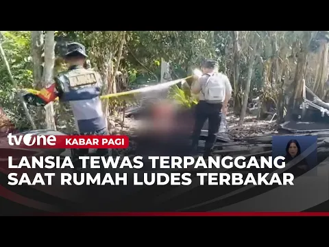 Anak ODGJ Bakar Rumah Sendiri, Satu Orang Lansia Tewas Terbakar