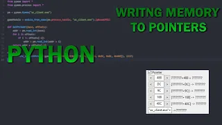 Python External Cheat Writing Memory to a Pointer with Offsets
