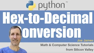 Python Hexadecimal to Decimal Conversion