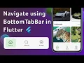 How to Switch between screens using Navigation Bar in Flutter