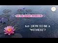 Chapter 6 Practice - Effective Easy Practical way to be a Witness