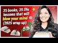 Lagu २०२५ मध्ये वाचलेली ३५ पुस्तके ! 📚🌿💙 #mustread #reghotyaa