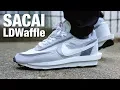 Nike x SACAI LDWaffle Summit White REVIEW On Feet