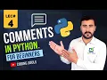 Comment in Python Learn How to write Comments in Python Python Tutorial Lec
