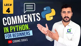 Comment in Python Learn How to write Comments in Python Python Tutorial Lec