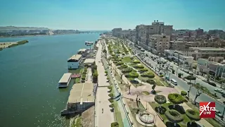 تطوير كورنيش النيل   المنيا دندنها