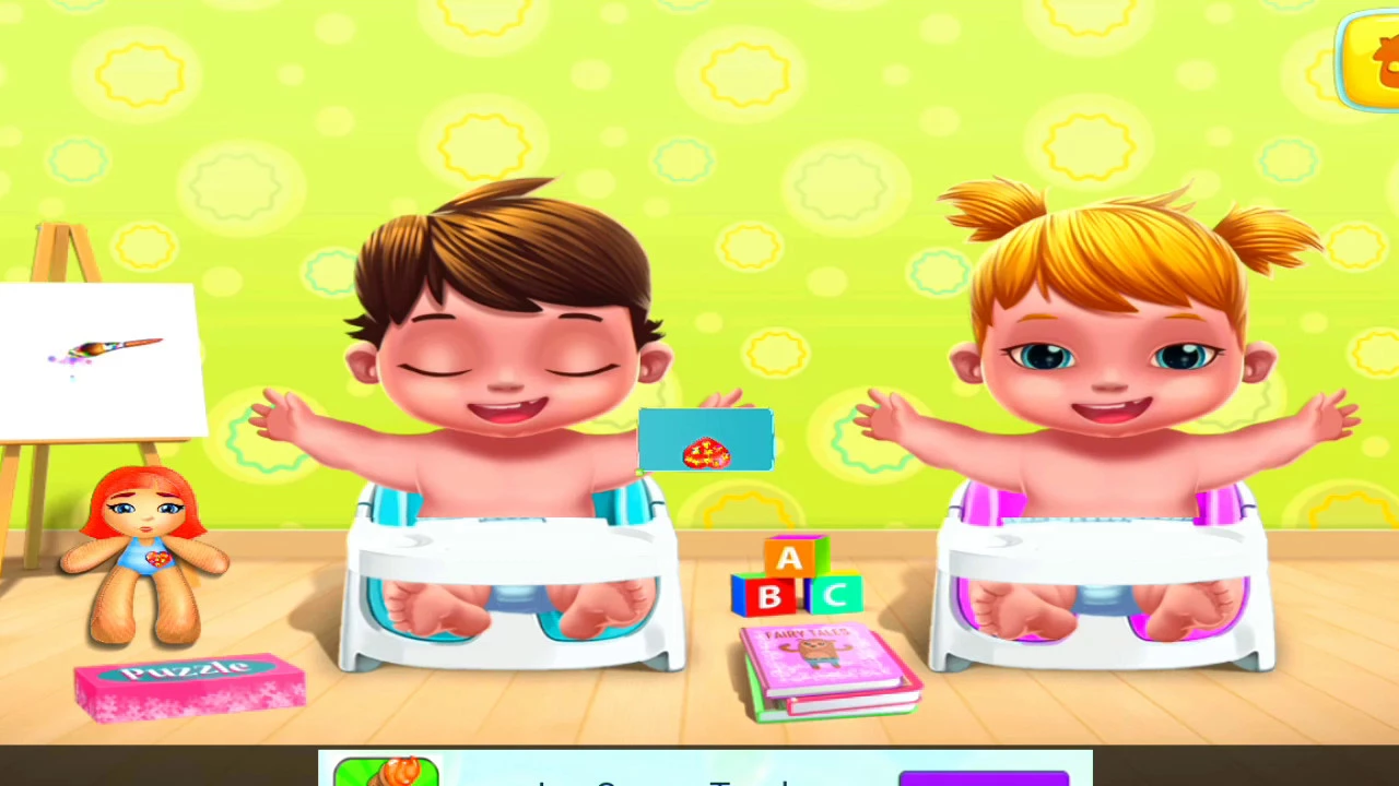 BABY TWINS TERRIBLE TWO - NEWBORN CARE -  BABY GAMES - Part 5 | ClassY Kids Games