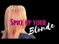 RED BLONDE HIGHLIGHTS Adding Red highlights to Blonde hair Hair Tutorial