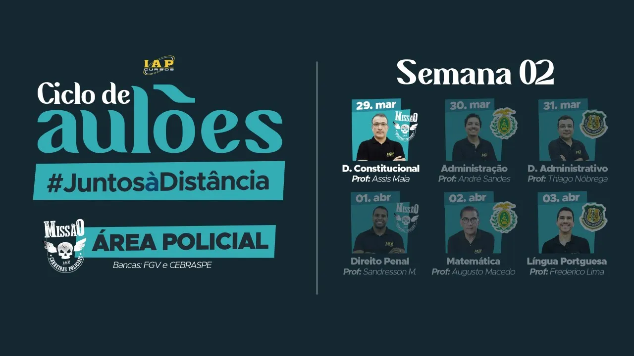 LIVE: D. CONSTITUCIONAL PARA O ÁREA POLICIAL.