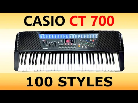 Download MP3 Casio CT 700 100 Styles Vintage Casiotone Keyboard Arranger