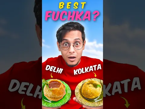 Fuchka VS Golgappa #thebongguy #bongguy #comedyshorts