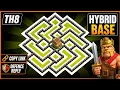 Town Hall Hybrid Base With Deadly Traps Best TH 8 Base Link Anti Everything Clash of Clans