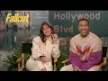 Did The FALLOUT Cast Play The Game Ella Purnell and Aaron Moten Talk Game Series INTERVIEW