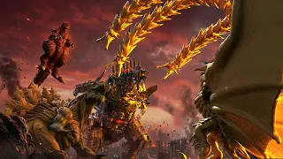 Void Ghidorah VS All the Godzilla (Godzilla Ultima, Godzilla earth, mechaGodzilla)  part 2