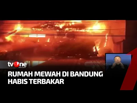 Seorang Anak Tewas Dalam Kebakaran Rumah Mewah di Bandung