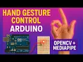 Arduino Computer Vision Integration Hand Landmarks Tracking Guide