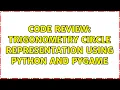 Code Review Trigonometry Circle representation using Python and Pygame