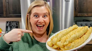 THE EASIEST MOST DELICIOUS HOMEMADE BREADSTICK RECIPE