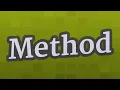 Download Lagu METHOD pronunciation • How to pronounce METHOD