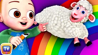 baa baa black sheep song colors of the rainbow chuchu tv funzone nursery rhymes for kids