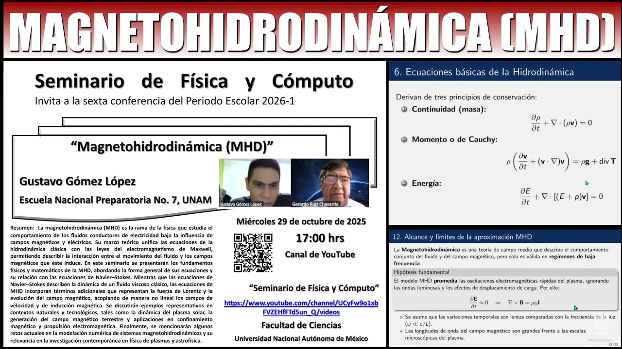 Magnetohidrodinámica (MHD) (Gustavo Gómez)