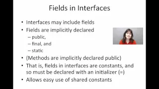 Fields in Interfaces