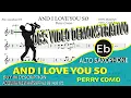 Lagu And I Love You So - Perry Como -Alto Sax Eb videscore