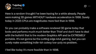 3D Software Rendering in 2025