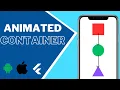 Flutter AnimatedContainer Widget Animated Container