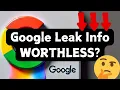 Is The Google Leak Info Now WORTHLESS Massive Google Algorithm Update Ahrefs News