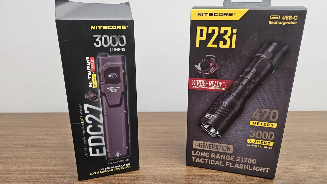 Real Life Test: Nitecore EDC27 vs. Nitecore P23i Flashlight Showdown