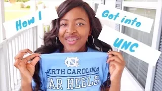 How I got into UNC Chapel Hill My Story REAL College Admission Advice DymondStar