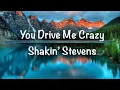 You Drive Me Crazy | Shakin' Stevens (Lyrics)