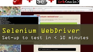 Selenium Webdriver - First test in under 10 minutes