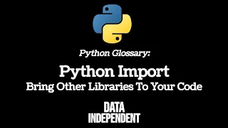 Python Glossary Import
