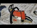 TROUBLESHOOTING A STIHL 036 CHAINSAW