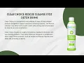 Can the Rescue Cleanse 17oz Detox Drink Help Support a Quick Detox