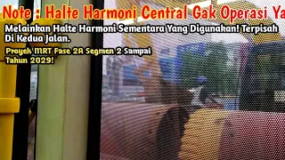 naik transjakarta brt halte sementara glodok ke halte monas nyaman sekali
