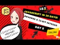 DAY 5 JavaScript like PRO Coding interviews Challenge
