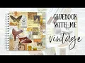 Gluebook with Me - Vintage Colours In my Shoe Gluebook Beginner friendly