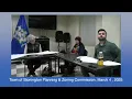 Stonington Planning Zoning Commission 03-04-2025